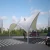 Import PTFE Or PVDF Tensile Membrane And Steel Fabric Structure For Landscape from China