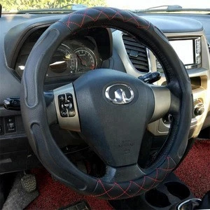 PU leather massaging steering wheel cover