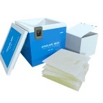 Pu-vip Ice Cooler Box Dry Ice Bin Plastic Ice Cooler Box