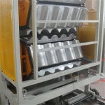 PVC PMMA ASA plastic glazed roof tile production line