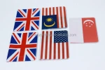 PVC Travel Passport Wallet Holder Personalized Plastic Passport Cover