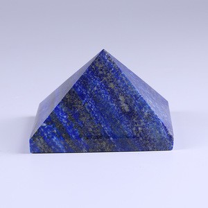 pyramid stone crush gravel tumblecrystal pyramid lapis lazuli carved reiki stone for healing