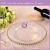 Import PZ2264013inch round gold For wedding wholesale glass charger plates from China