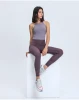 QC-Yoga Womans fashionable compression cellulite leggings jogging wicking sport womens leggings