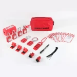 QVAND Loto kit for electrical clamp on circuit breaker lockout tagout safety padlock sets