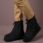 QY Men's and women's outdoor sports non-slip reusable shoe cover overshoes waterproof cycling shoes raincoat cover