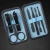 Import Ready for ship High Quality 7 in 1 Stainless Steel Pocket Manicure Set Beauty Nail Tools from China
