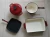 Import Red enamel cast iron cookware set with beautiful design from China