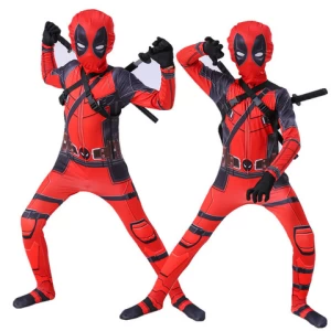 Red Spiderman Cosplay Costume for Children Clothing Sets Spider Man Bodysuit  Spider Man Jumpsuit