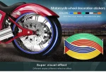 Reflective stickers motorcycle motorbike and car wheel rim stickers