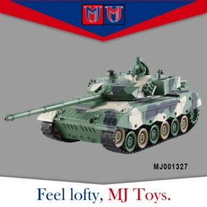 Remote control plastic small diecast tank model toy for kids