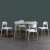 Import Restaurant Sets New White Designs Nordic Round Modern Luxury Solid Wood Metal Hotel Chair And Table Furniture Restaurant Sets from China