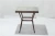 Import Restaurant Square Dining Tables And Chairs Fashion Wrought Aluminum Table Design Cafe Shop Furniture from China