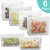 Import Reusable Flat and Stand up Solid PEVA Food Storage Bag for Food Fruit and Vegetables Snack bags sandwich bags from China
