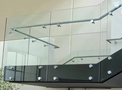 Buy Rg140 Invisible Frame Railing Modern Glass Deck Railing Outdoor ...