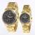 Import RINNADY Casual Lovers Men Women Stainless Steel Back Bracelet Quartz Wrist Gold Watches MW-206 from China