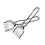 Roasting Rid Rack, Sauce Pot, Basting Brush, Meat Claws BBQ Tool Set