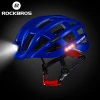 ROCKBROS Wholesale Ultralight Intergrally-molded Rainproof LED Mountain MTB Bike Bicycle Cycling Helmet with Flashing Light