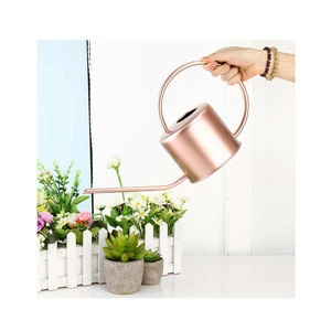 Rose Gold Custom Metal Watering cans For Flowers Plants Hot Selling and High Quality Direct Indian Factory Sale