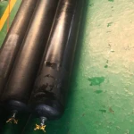 Rubber culvert balloon inflatable pipe plug / inflatable nylon bladder