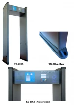 Security door frame metal detector with high sensitivity metal detector gate for security