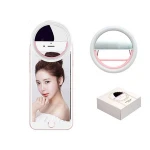 Sefie Fill LED Light with 3 modes Rechargeable Camera Selfie Ring Light Flash Mobile Phone