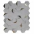 Import Self-adhesive wall Tiles sticker hexagon shaped mosaic peel and stick vinyl decor for kitchen backsplash Easy DIY PVC Mosaic from China