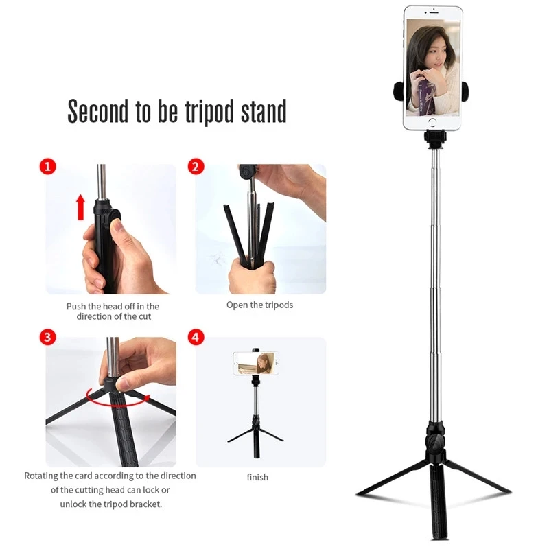 selfie stick tripod 51 extendable XT10 2 in 1 selfie stick & tripod with wireless BT remote
