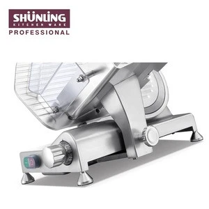 Semi-automatic with fully anodized body 10 inch deli meat slicer