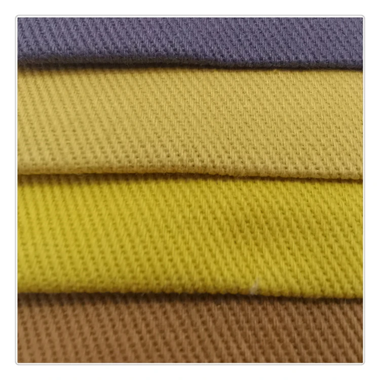 shaoxing wholesaler 10x10+40D 68x38 cotton spandex twill fabric for coats and pants