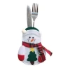 Shenni Hot Sale Christmas Decoration Suppliers 4 Designs Christmas Table Decoration Knife Fork Cover