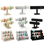 Shero Luxury Holder Jewelry Stand Display Velvet Jewelry Display Stand Bangle Bracelet Modern Jewelry Displays Wholesale