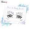 Shinein Beauty Face Gems Rhinestone Tattoo Festival Party Fancy Eye Stickers Face Jewels for Body Art