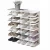 Import shoes rack for living room plastic cubby shoe rack from China