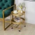 Import Side Table Nordic Living Room Metal End Coffee Bedside Round Gold Set Modern Tea Coffee Wheeled Movable Sliding Side Table from China