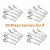 Import Silverware Set 20-Piece Flatware Set Stainless Steel Utensil Set Service for 4 Dinner Knives/Forks/Spoons from China