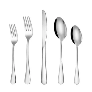 Silverware Set 20-Piece Stainless Steel Flatware Set Utensil Set Service for 4 Dinner Knives/Forks/Spoons Cutlery