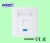 Import single port white Rj45 network faceplate from China