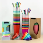 Single Wall Plastic Tumbler Reusable 24oz Solid Color Cold Cup With Lid And Straw Pp Cold Water Drink Coffee Mug