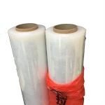 six rolls per carton lldpe/pe hand stretch film plastic film good stretching & transparency LLDPE cling film
