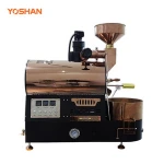 Small electric gas 400g 600g 1kg coffee coaster & destoner machine coffee roaster  part cooling tray exhaust pipe for sale