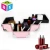 Import Small Portable foldable beauty vanity makeup cosmetic jewelry box organizer train case with trays drawers locks from China