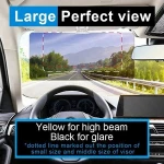 Small Size Auto sunshade Car Sun Visor Extender Day and Night Anti-Dazzle Mirror custom design car sunshade
