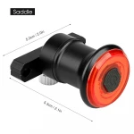 Smart Auto Sensor LED Bike Taillight Rear Brake Warning Light Bicycle Bike Rear Light Accessories