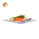 Smooth tempered glass cutting board