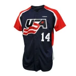 Soft Fabric Polyester Sports Wear BaseBall Uniform