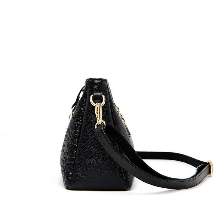 Soft Leather Middle-Aged Lady Bag 2020 New Fashion Tassel Single Shoulder Bag Ladies Bags Leather Handbags