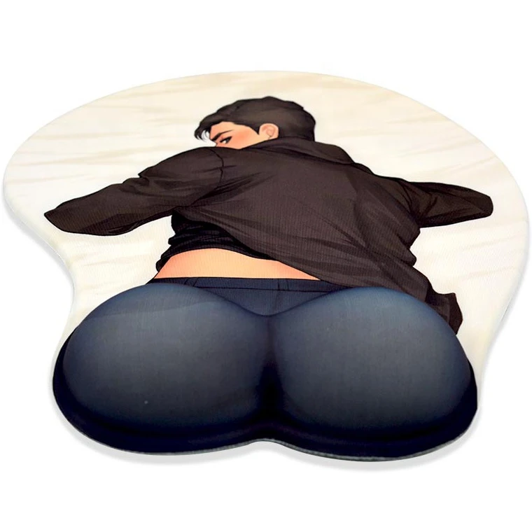 soft sexy man butt gel wrist rest custom mouse pad anime mouse pad