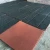 Import solid color recycled rubber flooring tile playground outdoor park mat from China
