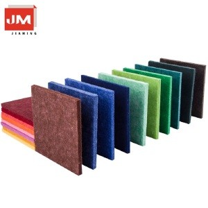 Sound-absorbing board 50mm 1220x2400mm soundproof fireproof materials Polyester acoustic wall panel